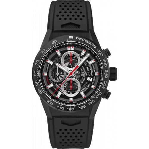 Tag Heuer Carrera Black Dial Men's Luxury Watch CAR2090-FT6088